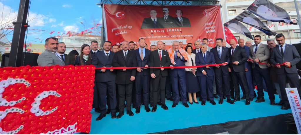 MHP MUĞLA İL BAŞKANLIĞI YENİ HİZMET BİNASI AÇILDI