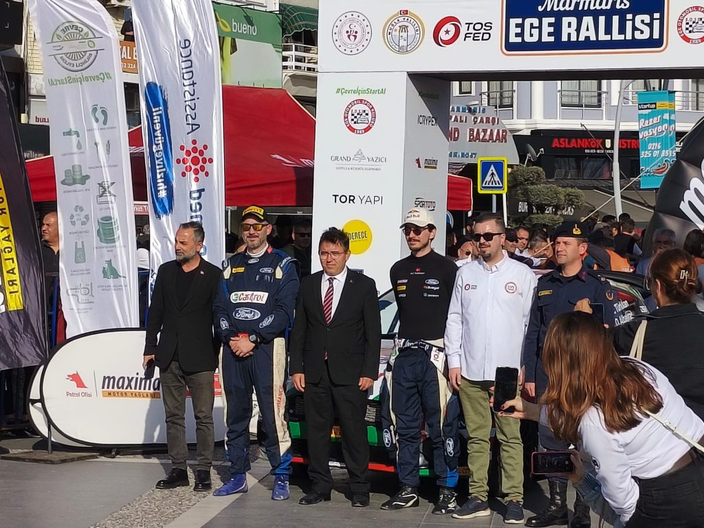 EGE RALLİSİ, START SEREMONİSİ İLE BAŞLADI