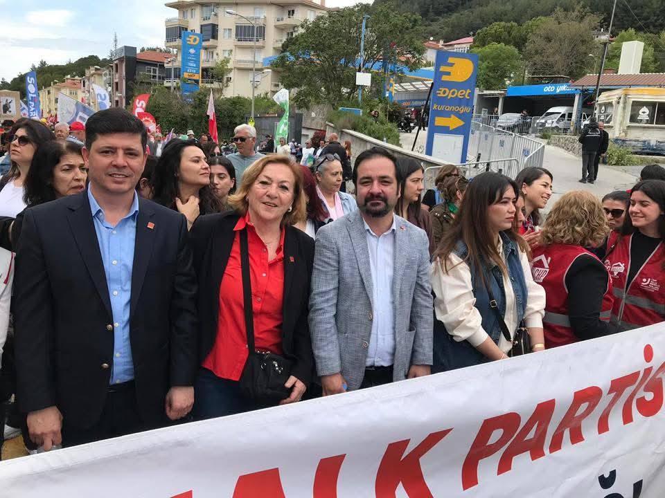 PELİN ÖZBOZDAĞ 1 MAYIS KUTLAMALARINA MUĞLA’DA KATILDI