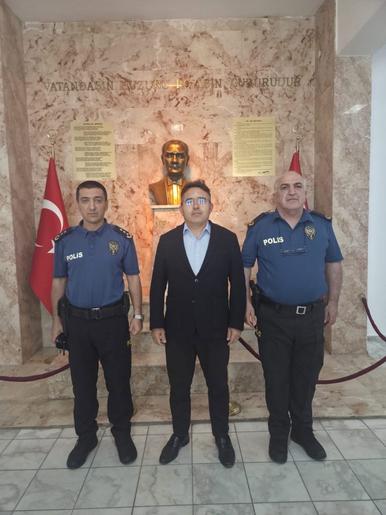 KAYMAKAM KAYA’DAN EMNİYET MÜDÜRLÜĞÜ’NE ZİYARET