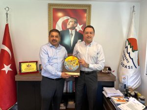 Türkonfed ve Gesifed Heyetinden Marmaris Ticaret Odası’na ziyaret