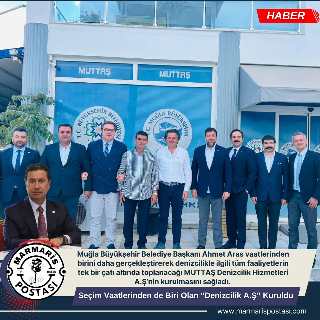 Seçim Vaatlerinden de Biri Olan “Denizcilik A.Ş” Kuruldu