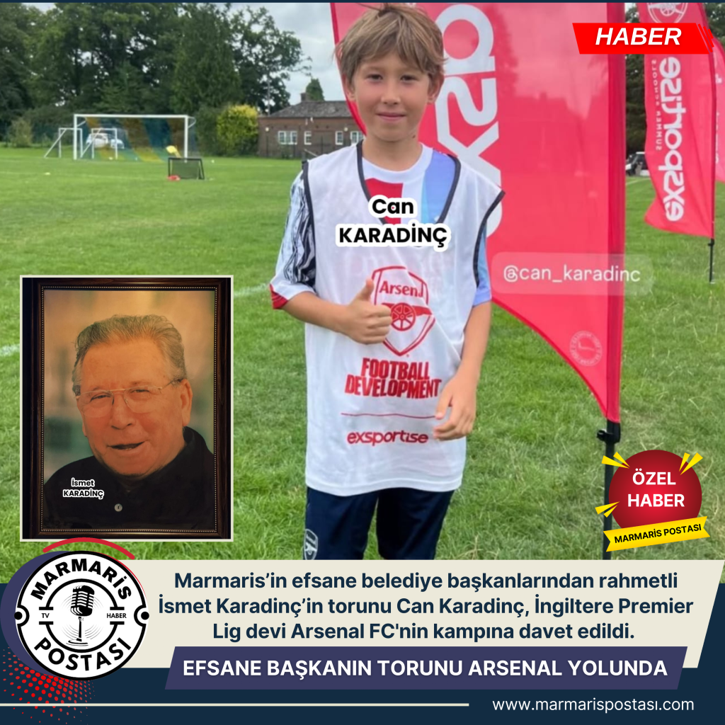 EFSANE BAŞKANIN TORUNU ARSENAL YOLUNDA