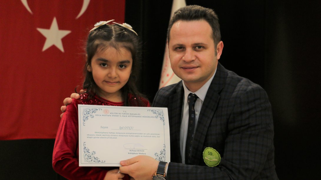 ‘EN ÇOK KİTAP OKUYANLAR ÖDÜLLENDİRİLDİ’