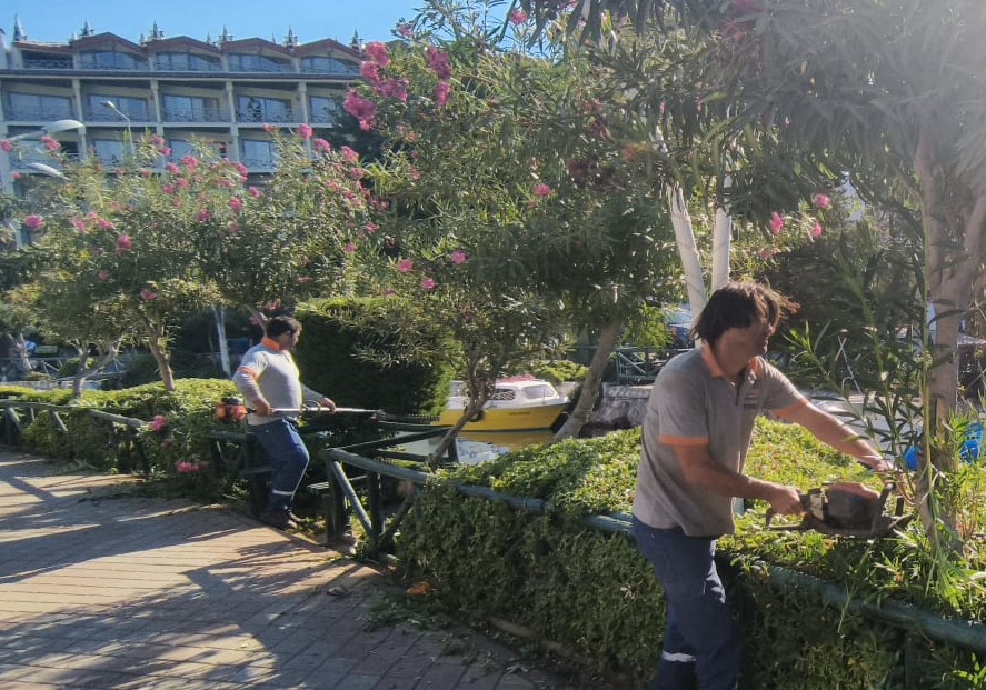 PARK VE BAHÇELER EKİPLERİNDEN YOĞUN MESAİ / PARK AND GARDEN TEAMS WORKING INTENSIVELY