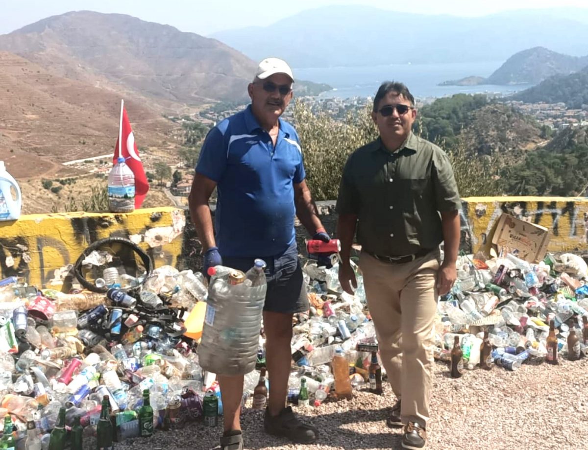 Çevre gönüllüsü Özcan Köylübay’a Kaymakam Kaya’dan teşekkür ziyareti