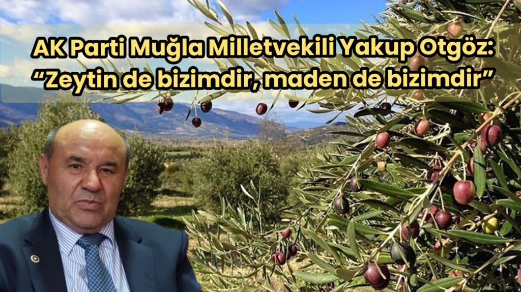 YAKUP OTGÖZ: ZEYTİN DE BİZİMDİR, MADEN DE BİZİMDİR