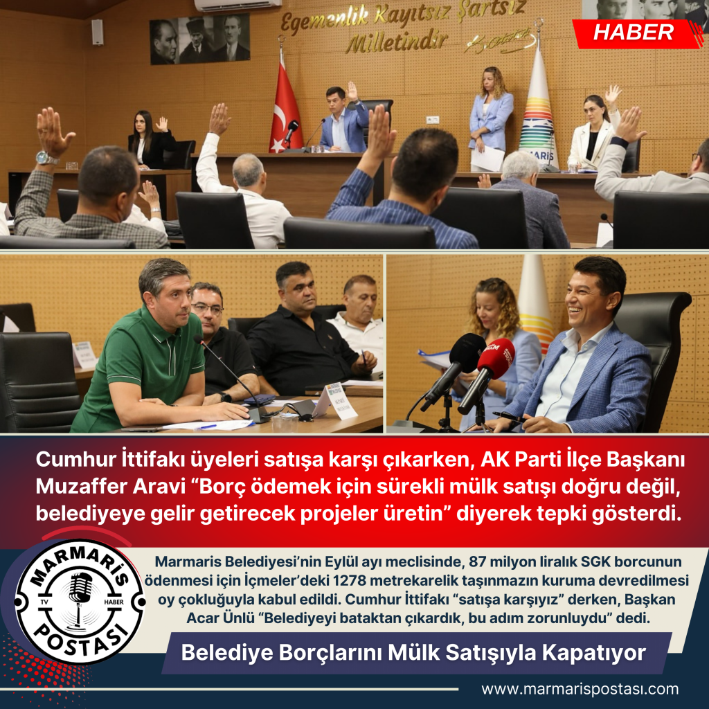 Marmaris Belediyesi 87 Milyonluk Borç İçin İçmeler’deki Taşınmazını SGK’ya Devrediyor